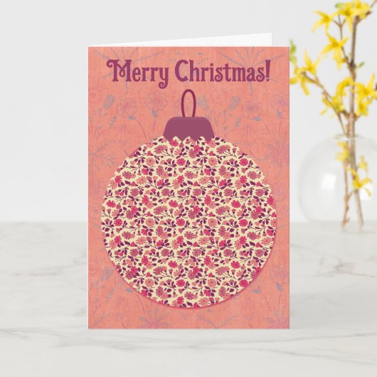 Vintages Blumenmuseum Karte (Gelbe Blume)