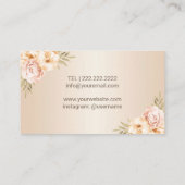 Vintages Blumenmuseum Monte San Giorgio Visitenkarte (Rückseite)