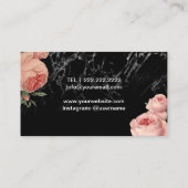 Vintages Blumenmuseum Monte San Giorgio Visitenkarte (Rückseite)