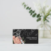 Vintages Blumenmuseum Monte San Giorgio Visitenkarte (Stehend Vorderseite)