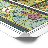 Vintages Blumenmuseum Poster (Ecke)