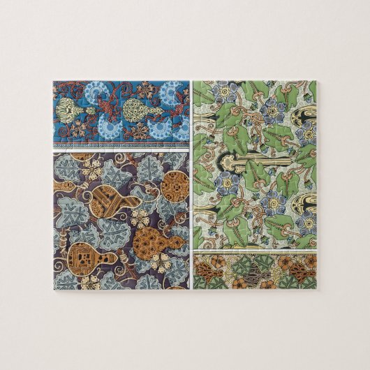 Vintages Blumenmuseum Puzzle (Horizontal)