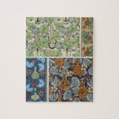 Vintages Blumenmuseum Puzzle (Vertikal)