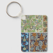 Vintages Blumenmuseum Schlüsselanhänger (Vorderseite)