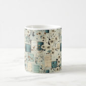 Vintages Blumenmuster (2) Kaffeetasse (Mittel)
