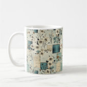 Vintages Blumenmuster (2) Kaffeetasse (Links)