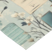 Vintages Blumenmuster (2) Tischdecke (Schrägansicht)