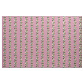 Vintages Blumenmuster auf Rosa Stoff (Fat Quarter (45,7 x 55,9 cm))