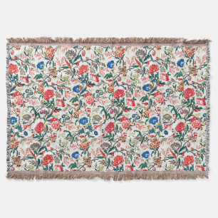 Vintages Blumenmuster aus dem 19. Jahrhundert Decke