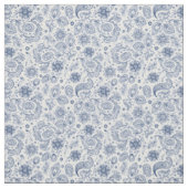 Vintages Blumenmuster aus Hippie Blue Stoff (Muster)