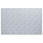 Vintages Blumenmuster aus Hippie Blue Stoff (Fat Quarter (45,7 x 55,9 cm))
