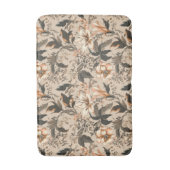 Vintages Blumenmuster Bath Mat Badematte (Vorderseite Vertikal)