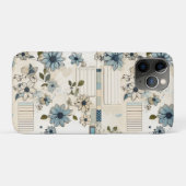 Vintages Blumenmuster Case-Mate iPhone Hülle (Rückseite (Horizontal))