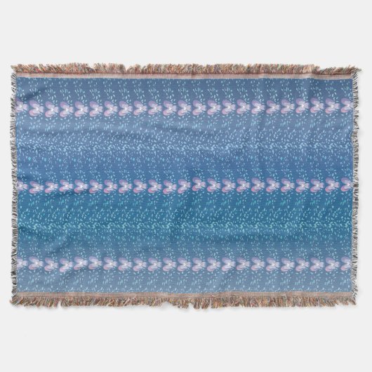 Vintages Blumenmuster Decke (Vorderseite)