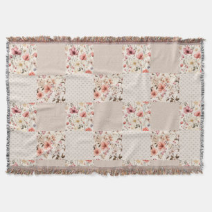 Vintages Blumenmuster Decke