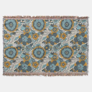 Vintages Blumenmuster Decke