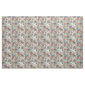 Vintages Blumenmuster der bunten Stoff (Yard (91,4 cm))