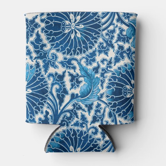 Vintages Blumenmuster Dosenkühler (Vorderseite)