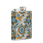 Vintages Blumenmuster Flachmann (Rechts)