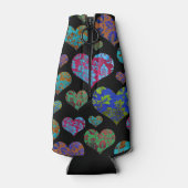 Vintages Blumenmuster Flaschenkühler (Rückseite)