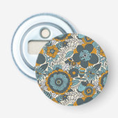 Vintages Blumenmuster Flaschenöffner (Vorderseite)