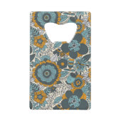 Vintages Blumenmuster Geldbeutel Flaschenöffner (Rückseite)