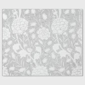 Vintages Blumenmuster Geschenkpapier (Flach)