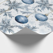 Vintages Blumenmuster Geschenkpapier (Ecke)