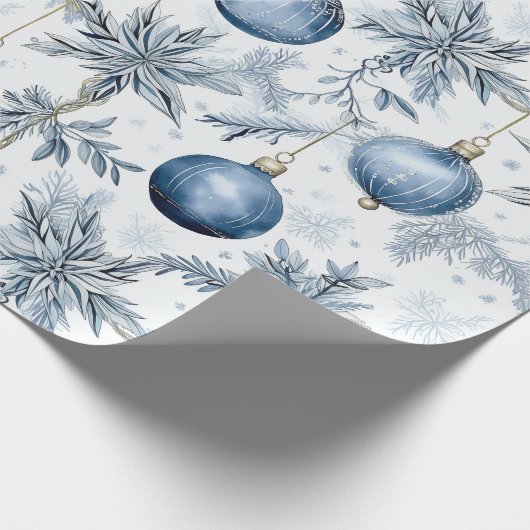 Vintages Blumenmuster Geschenkpapier (Ecke)