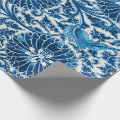 Vintages Blumenmuster Geschenkpapier (Ecke)
