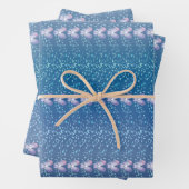 Vintages Blumenmuster Geschenkpapier Set (Beispiel)