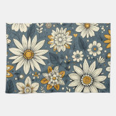 Vintages Blumenmuster Geschirrtuch (Horizontal)