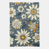 Vintages Blumenmuster Geschirrtuch (Vertikal)