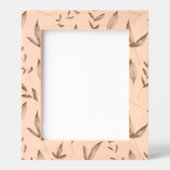 Vintages Blumenmuster graviert Geätzte Rahmen (Vorderseite)