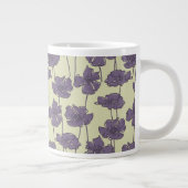 Vintages Blumenmuster Jumbo-Tasse (Rechts)