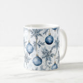 Vintages Blumenmuster Kaffeetasse (VorderseiteRechts)