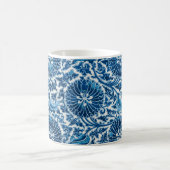 Vintages Blumenmuster Kaffeetasse (Mittel)