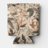 Vintages Blumenmuster kann kühler werden Dosenkühler (Vorderseite)