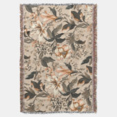 Vintages Blumenmuster, Keilblanken Decke (Vorderseite Vertikal)