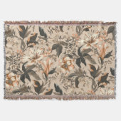 Vintages Blumenmuster, Keilblanken Decke (Vorderseite)