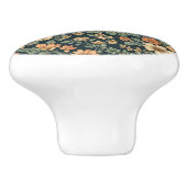 Vintages Blumenmuster Keramikknauf (Seitenansicht)