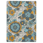 Vintages Blumenmuster Klemmbrett (Rückseite)