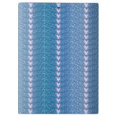 Vintages Blumenmuster Klemmbrett (Rückseite)