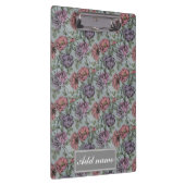 Vintages Blumenmuster Klemmbrett (Rechts)