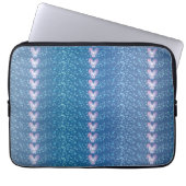 Vintages Blumenmuster Laptopschutzhülle (Vorderseite)