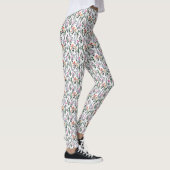 Vintages Blumenmuster Leggings (Rechts)
