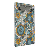 Vintages Blumenmuster Mini Klemmbrett (Schrägansicht)