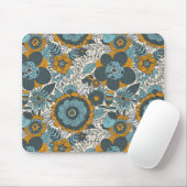 Vintages Blumenmuster Mousepad (Mit Mouse)