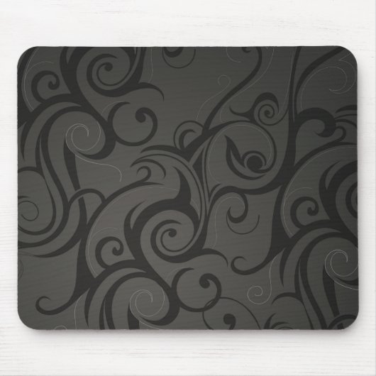 Vintages Blumenmuster Mousepad (Vorne)