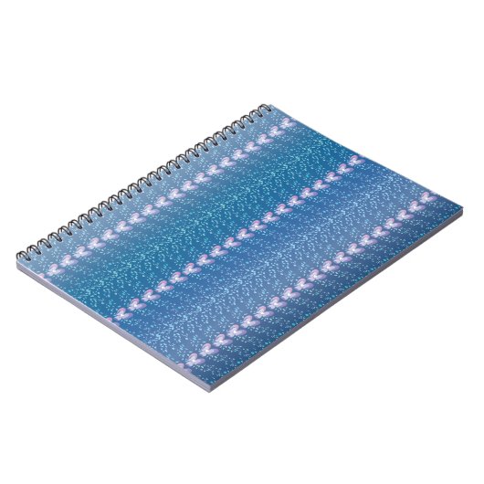 Vintages Blumenmuster Notizblock (Linke Seite)